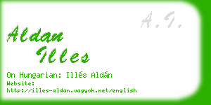 aldan illes business card